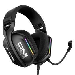 Onikuma X12 Геймърски слушалки с микрофон, черни