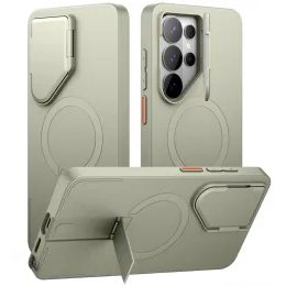 Suritch MagSafe Schutzhülle für Samsung Galaxy S26 Ultra mit Kickstand und Kameraschutz - Grün