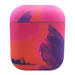 Watercolor Case tok, Airpods 1/2, rózsaszín
