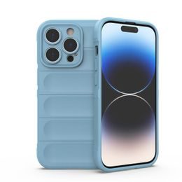Magic Shield obal, iPhone 14 Pro, světle modrý