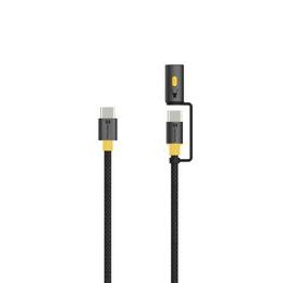 Cablu Tactical Stinger USB-C - USB-C, 1,5 m, negru