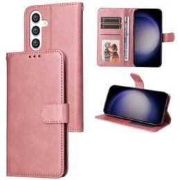 Etui magnetyczne, Samsung Galaxy S25 Plus, różowe