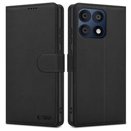 Tech-Protect Motorola Edge 70 Pro 5G klappümbris – must