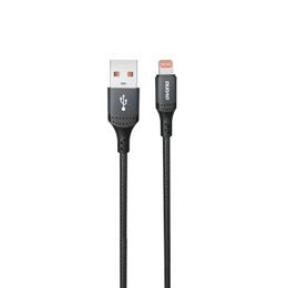 Dudao L3SL kabel USB-A - Lightning, 3A, 30W, 1,2 m, črn