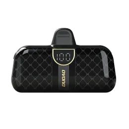 Dudao K20SL Mini powerbank în formă de geantă, Lightning, 5000mAh, negru