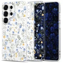 Tech-Protect FlexAir Schutzhülle für Samsung Galaxy S26 Ultra - Flexibles TPU Case - Wiesenblumen