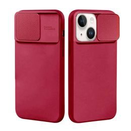 Husă Nexeri cu capac pentru cameră, Samsung Galaxy A14 5G, roșu