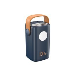 Powerbank für Laptops und Outdoor 60.000 mAh, 100W + 30W PD, starke LED-Beleuchtung, schwarz