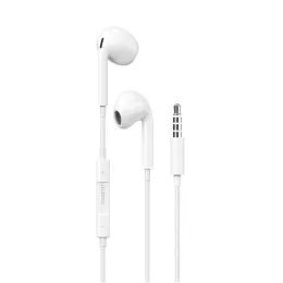 Dudao X14PRO Sluchátka s 3,5mm minijack konektorem, bílá