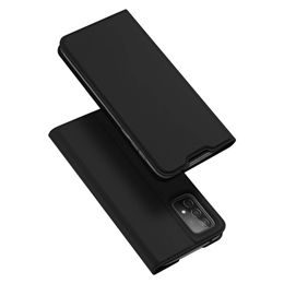 Dux Ducis Skin Leather case, knižkové púzdro, Samsung Galaxy A52 / A52s, čierne