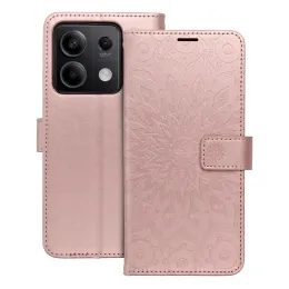 Θήκη MEZZO, Xiaomi Redmi Note 13 5G, σχέδιο 2, ροζ χρυσό