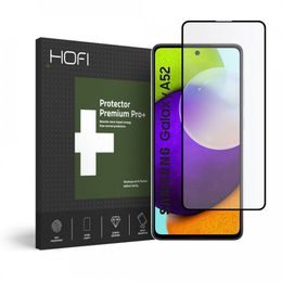 Hofi Pro+ Displayschutz aus gehärtetem Glas, Samsung Galaxy A52 5G, schwarz