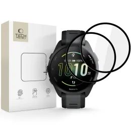 Tech-Protect Glass Flex+, Garmin Forerunner 165, crno, 2 komada