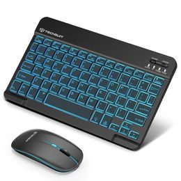 Techsuit AirCombo WKM1 juhtmevaba klaviatuur ja hiir USB-C – must