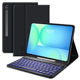 Etui Tech-Protect SC Pen + tipkovnica, Samsung Galaxy Tab S10 FE Plus 13.1 (X620 / X626B), črno