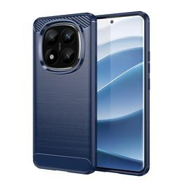 Etui Carbon, Xiaomi Redmi Note 14 Pro Plus 5G, niebieski