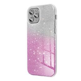 Etui Shining, Samsung Galaxy A36 5G, srebrno-roza