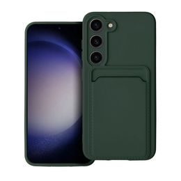 Husă Card Case, Samsung Galaxy S23 Plus, verde