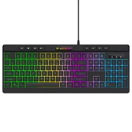 Wozinsky WKG-1044 Ενσύρματο Gaming Πληκτρολόγιο με Φωτισμό, Μαύρο