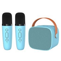 Blavec WS-07 Přenosný karaoke set se 2 mikrofony, 5 W, modrý