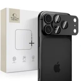 Tech-Protect CamFull Fit+, vetro per obiettivo fotocamera, iPhone 18 Pro, nero