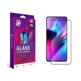 JP Titan extra wytrzymałe szkło hartowane, Samsung Galaxy S25, czarne