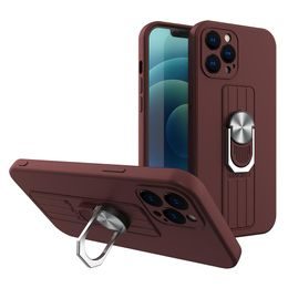 Obal Ring Case, iPhone 11 Pro, hnedý