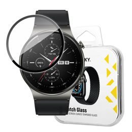 Wozinsky Watch Glass hibridno steklo, Huawei Watch GT 2 46 mm, črna