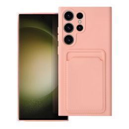 Etui Card Case, Samsung Galaxy S23 Ultra, różowy