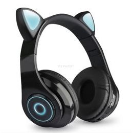 Bluetooth fejhallgató B39, fekete