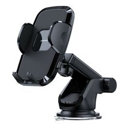 Joyroom suport auto mecanic pentru telefon,cu braț ajustabil, pentru bord, negru (JR-ZS259)