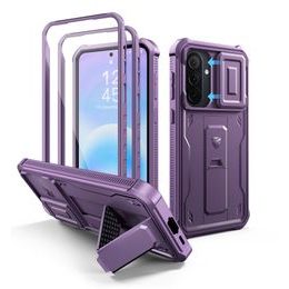 Dexnor 360 Kickstand Camprotector tok Samsung Galaxy A57, lila