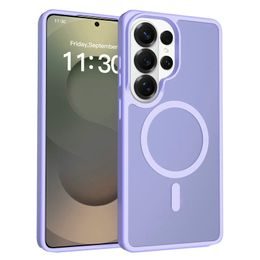 JP MagFit Colour MagSafe θήκη με μαγνήτη N52, Samsung Galaxy S26 Ultra, μωβ