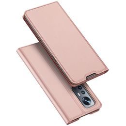Dux Ducis Skin Pro, könyves tok, Xiaomi Redmi 12 / Note 12R, rózsaszín