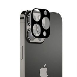 Techsuit steklo za objektiv kamere, iPhone 15 Pro, črno