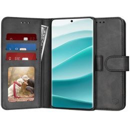 Techsuit Diary Book, Xiaomi Redmi Note 14 Pro 5G / Poco X7, schwarz