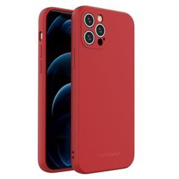 Husă Wozinsky Color Case, iPhone 12 Pro, roșie