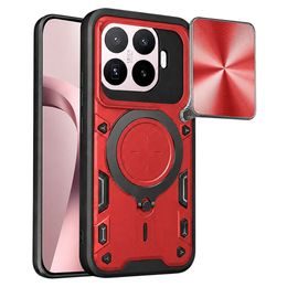 Xiaomi 17T dėklas – Techsuit CamGuard Pro – raudona