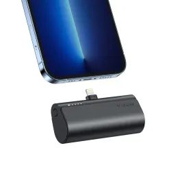 Powerbank VEGER PlugOn, 5000 mAh z vgrajenim priključkom Lightning, PD 20 W (W0556P)