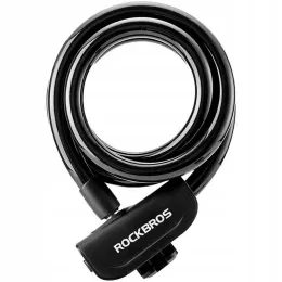 Rockbros RKS515-BK Zámek na kolo 1,1 m, černý