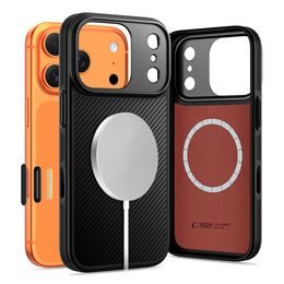 Tech-Protect Kevlar Aramid CC MagSafe θήκη, iPhone 17 Pro Max, μαύρη