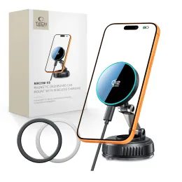 Tech-Protect MM25W-V8 Βάση MagSafe με ασύρματη φόρτιση, Qi 2.2, 25 W, μαύρο