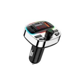 Dudao R2PRO+ FM predajnik s priključcima za punjenje PD25W, srebrni