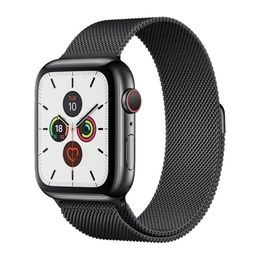 Magnetic Strap szíj az Apple Watch 7 (41mm) órához, fekete