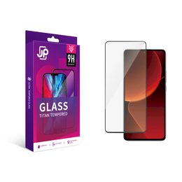 Xiaomi 17T aizsargstikls – JP Titan extra izturīgs rūdītais stikls – melns
