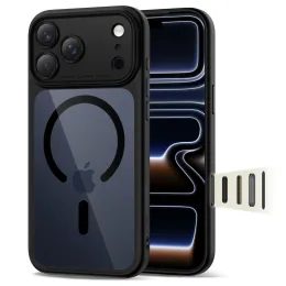 Tech-Protect MagPeak MagSafe CC, iPhone 17 Pro, μαύρο / διάφανο