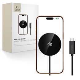 Tech-Protect A50 Caricabatterie Wireless MagSafe, 25 W Qi2.2, nero