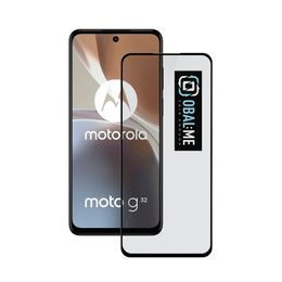 OBAL:ME 5D kaljeno steklo za Motorola G32, črno