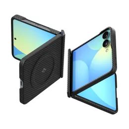 Spigen AirSkin Aramid MagSafe, Samsung Galaxy Z Flip 8, črn
