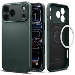 Spigen Thin Fit MagSafe, iPhone 17 Pro / 18 Pro, zelený